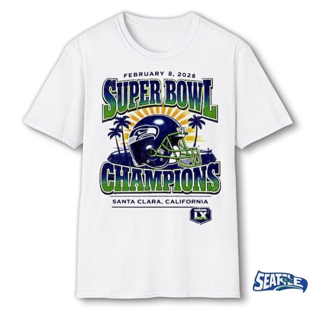 226 Seattle Seahawks Super Bowl LX Champions Santa Clara CA Retro Logo shirt
